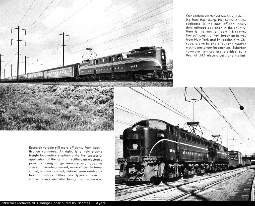 PRR "Pictorial Review Of Progress," Page 4, 1953